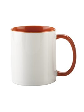 Pocillo Mug Ceramica Para Sublimacion I 11 Onzas - Naranja