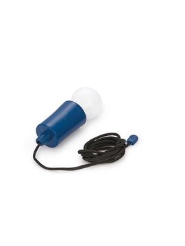 Lampara Forma Bombilla Luz LED con Cordon 95 Centimetros - Azul