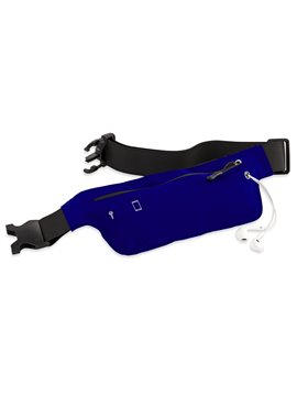 Canguro en Poliester Pocket Salida para Audifonos - Azul Royal